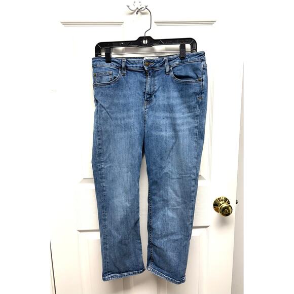 Fat Face Jeans, Hertford Skinny Capri, British, Medium Wash, Cropped, Size 10 - Picture 1 of 4